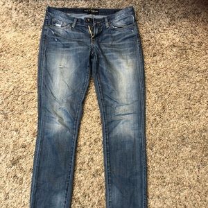 Lucky Zoe Skinny faded Blue Jeans